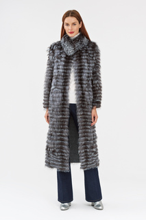 Облегченная шуба из чернобурки Virtuale Fur Collection