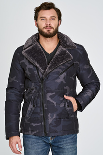 Утепленная куртка с отделкой меховой тканью Urban Fashion for men