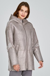 Дубленка с капюшоном La Reine Blanche