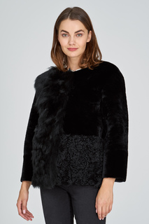 Короткая шуба из овчины Virtuale Fur Collection