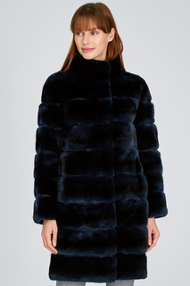 Шуба из меха кролика со съемными рукавами Virtuale Fur Collection