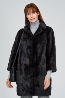 Норковая шуба с английским воротником Flaumfeder