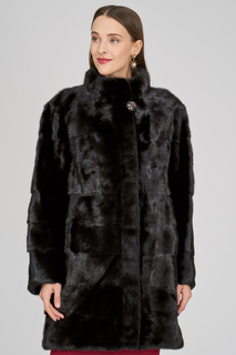 Норковая шуба с воротником-стойкой Flaumfeder