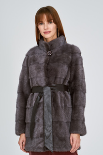 Норковая шуба с поясом Flaumfeder