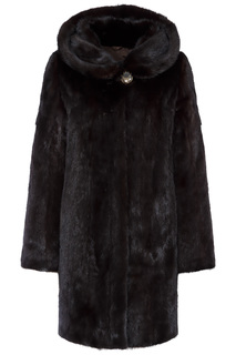 Норковая шуба с капюшоном Flaumfeder