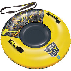 Тюбинг - надувные сани, 92см, с плотными ручками, Трансформеры, 1toy