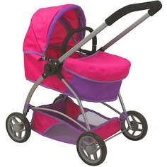 Коляска для кукол Buggy Boom "Amidea", розово-сиреневая