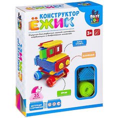 Конструктор Bondibon "Ёжик" Машина, 35 деталей