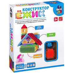 Конструктор Bondibon "Ёжик" Дом, 58 деталей
