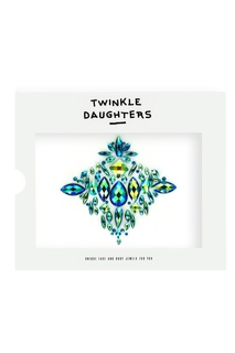 Патч для тела «ромб» с зелеными кристаллами Twinkle Daughters