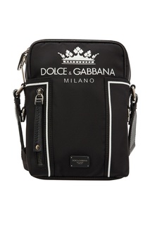Черная сумка с логотипом Dolce & Gabbana