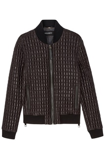 Черная фактурная куртка Dolce & Gabbana