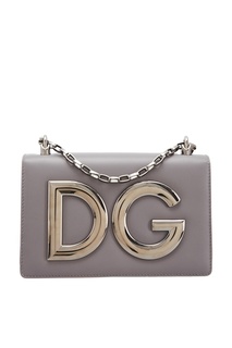 Серая сумка DG Girls с логотипом Dolce & Gabbana