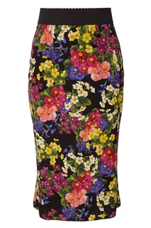 Юбка с цветочным принтом Dolce & Gabbana