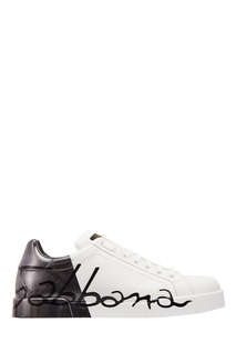 Кожаные кроссовки Dolce & Gabbana