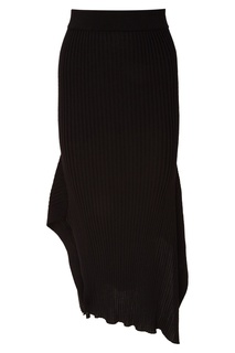 Черная юбка с асимметричным низом Stella Mc Cartney