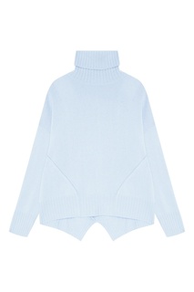 Голубой кашемировый пуловер Amina Rubinacci