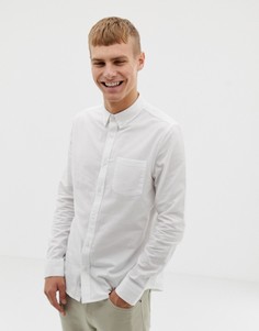 Белая оксфордская рубашка с длинными рукавами Burton Menswear - Белый