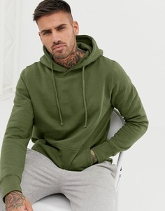 Худи цвета хаки Pull&Bear - Зеленый