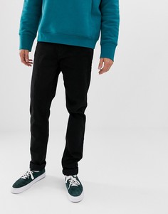 Черные суженные книзу джинсы Weekday Tall Sunday - Черный