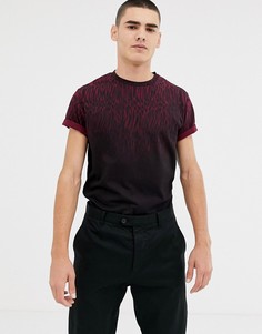 Футболка со звериным принтом Bellfield - Красный