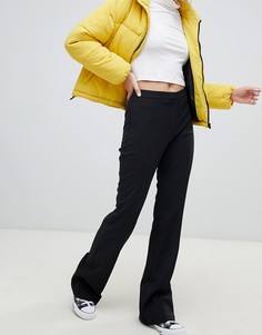 Узкие расклешенные брюки ASOS DESIGN - Черный