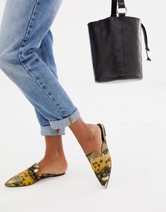 Балетки-мюли с острым носком ASOS DESIGN Lucca - Мульти