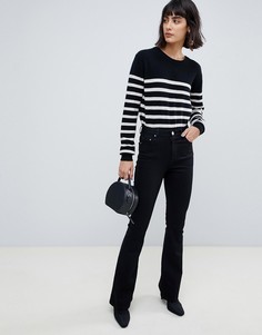 Черные расклешенные джинсы ASOS DESIGN - Черный