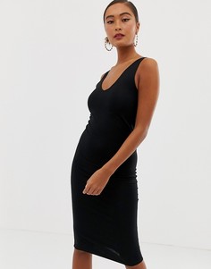 Черное облегающее платье мини Miss Selfridge - Черный