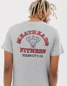 Футболка Weekday Alan Meathead - Серый
