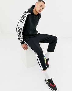 Худи с полосками на рукавах Jack & Jones Core - Черный