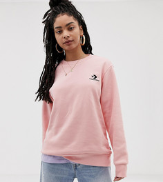 Свободный свитшот с круглым вырезом Converse - Розовый