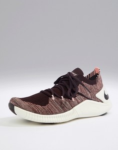 Синие кроссовки с розовыми вставками Nike Training Free Tr Flyknit - Синий