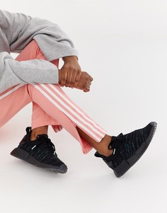 Кроссовки с синим принтом Adidas Originals Nmd R1 Parley - Синий