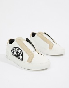 Кроссовки-слипоны с замшевыми вставками DKNY Callie - Белый