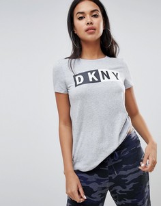 Футболка с логотипом DKNY - Серый