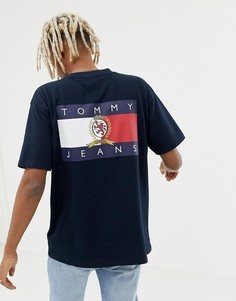 Темно-синяя футболка с круглым вырезом и принтом Tommy Jeans 6.0 Limited Capsule - Темно-синий