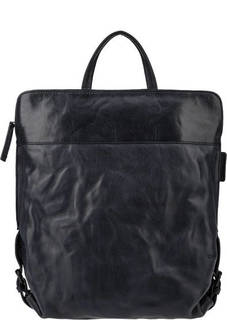 Кожаная сумка-рюкзак с отделением для планшета Aunts & Uncles