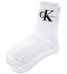 Носки белого цвета из хлопка Calvin Klein Jeans
