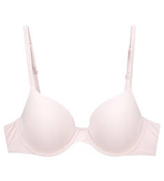 Розовый бюстгальтер без косточек с твердой чашкой Calvin Klein