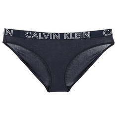 Синие хлопковые трусы-слипы Calvin Klein