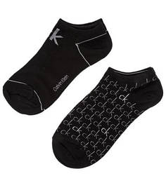 Комплект из двух пар черных носков Calvin Klein Jeans