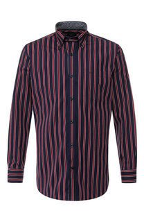 Хлопковая рубашка с воротником button down Paul&Shark