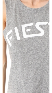 Sol Angeles Fiesta Raw Sleeve Muscle Tank