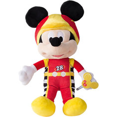Disney Мягкая игрушка "Микки и весёлые гонки: Микки Маус" (34 см, звук, музыка) IMC Toys