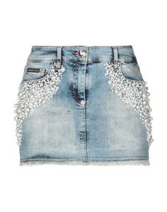 Джинсовая юбка Philipp Plein
