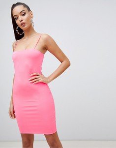 Платье-комбинация мини ASOS DESIGN - Розовый