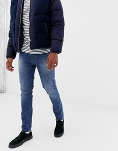 Винтажные джинсы скинни из денима плотностью 14 унций ASOS DESIGN - Синий