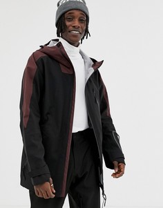 Зимняя куртка с контрастной вставкой ASOS 4505 - Черный