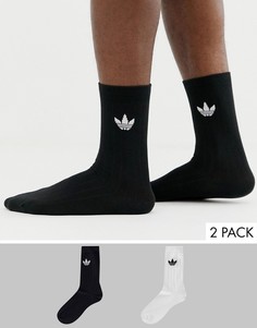 2 пары монохромных носков adidas Originals - Мульти